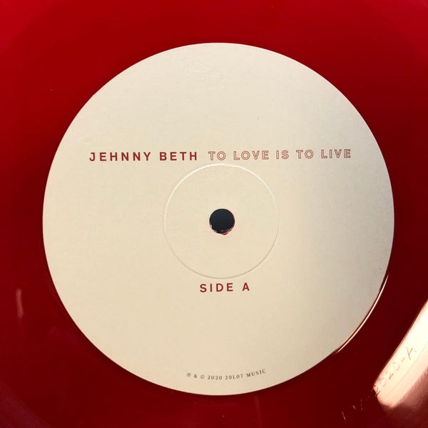 Used Vinyl Jenny Beth - To Love is to Live LP VG++/NM COLOR VINYL USED 021522-037