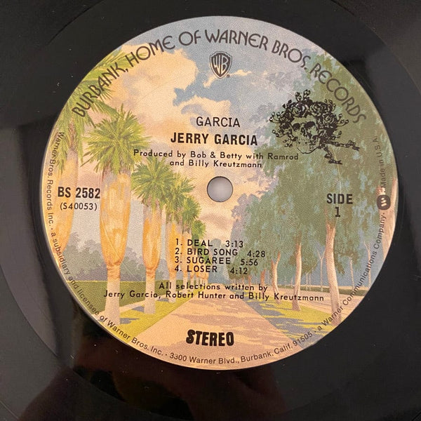 Used Vinyl Jerry Garcia – Garcia LP USED VG/VG Palm Tree Label Reissue J021223-06