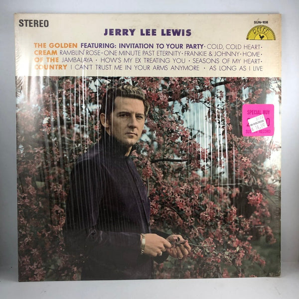 Used Vinyl Jerry Lee Lewis - The Golden Cream of Country LP VG++/VG++ USED I022622-009