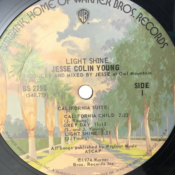 Used Vinyl Jesse Colin Young - Light Shine LP VG++-VG+ USED 11278