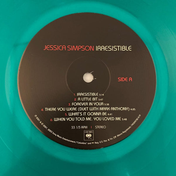 Used Vinyl Jessica Simpson – Irresistible LP USED NM/VG+ Green Vinyl J072524-04