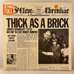 Used Vinyl Jethro Tull – Thick As A Brick LP USED NM/VG+ J111223-10