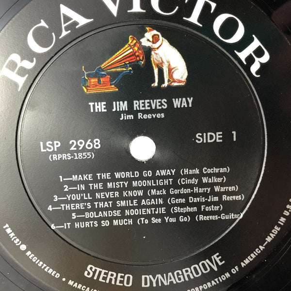 Used Vinyl Jim Reeves - The Jim Reeves Way LP Shrink VG++-NM USED 11924