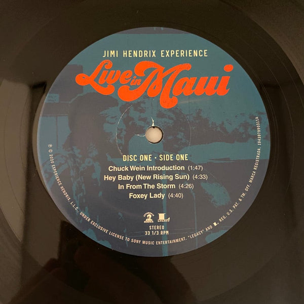 Used Vinyl Jimi Hendrix Experience – Live In Maui 3LP USED NM/VG++ NO BLU-RAY J081524-04