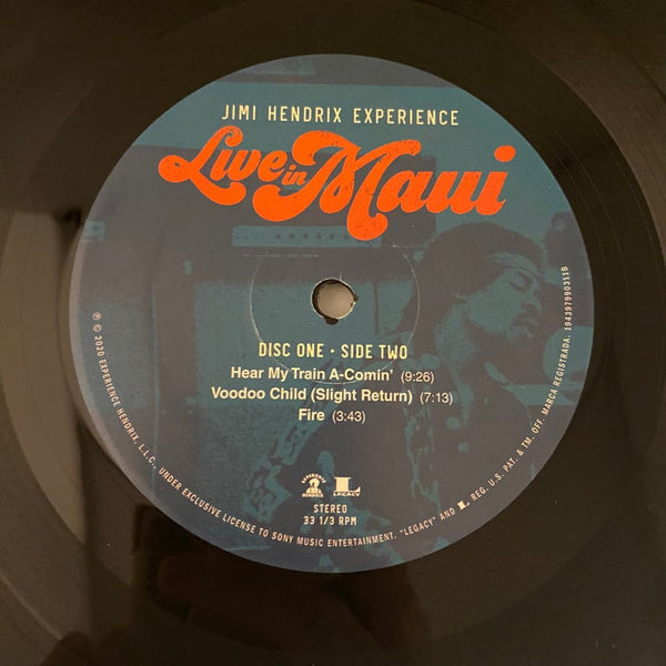 Used Vinyl Jimi Hendrix Experience – Live In Maui 3LP USED NM/VG++ NO BLU-RAY J081524-04