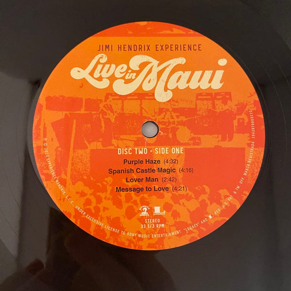 Used Vinyl Jimi Hendrix Experience – Live In Maui 3LP USED NM/VG++ NO BLU-RAY J081524-04