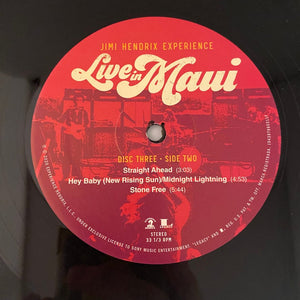 Used Vinyl Jimi Hendrix Experience – Live In Maui 3LP USED NM/VG++ NO BLU-RAY J081524-04