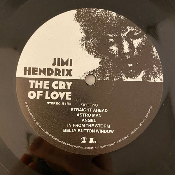 Used Vinyl Jimi Hendrix – The Cry Of Love LP USED NM/NM J062623-01