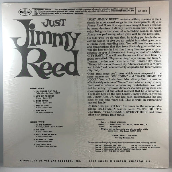 Used Vinyl Jimmy Reed - Just LP Reissue SEALED NOS USED 14347
