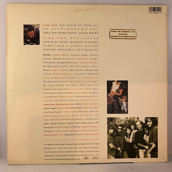 Used Vinyl John Cougar Mellencamp – Big Daddy LP USED VG++/VG J010724-06