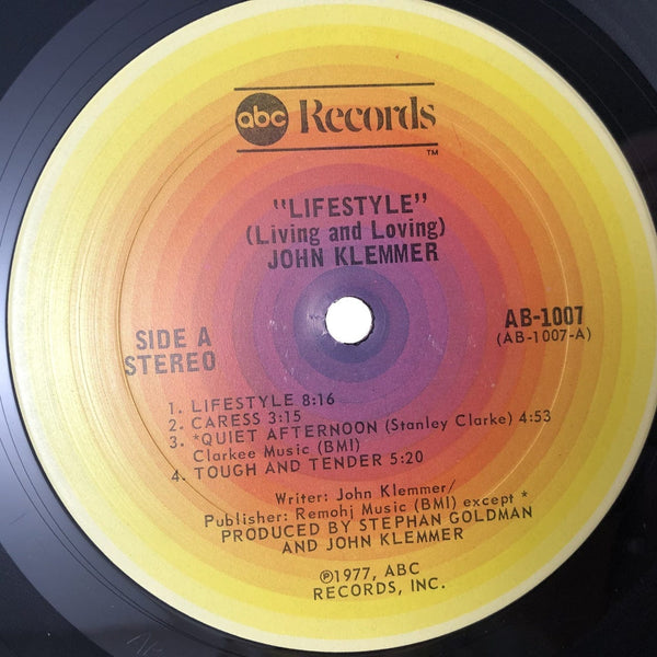 Used Vinyl John Klemmer - Lifestyle (Living & Loving) LP NM-VG++ USED 11004