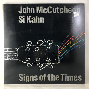 Used Vinyl John McCutcheon - Si Kahn - Signs Of the Times LP NM-NM USED 10284