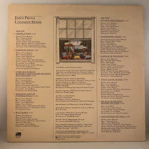 Used Vinyl John Prine – Common Sense LP USED VG+/VG J022624-04