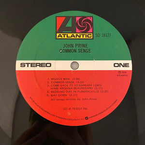 Used Vinyl John Prine – Common Sense LP USED VG+/VG J022624-04