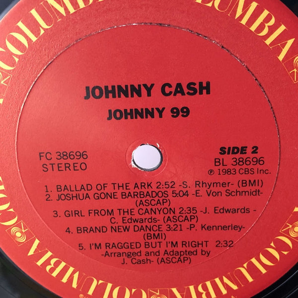 Used Vinyl Johnny Cash - Johnny 99 LP VG-VG++ USED 13075