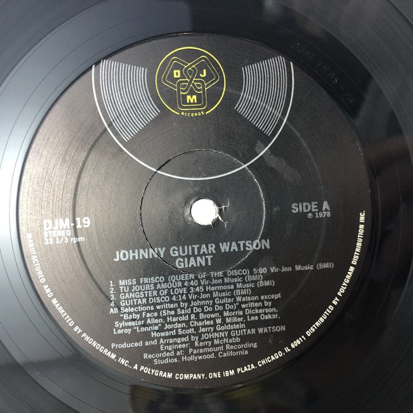 Used Vinyl Johnny Guitar Watson - Giant LP VG++-VG++ USED 10395