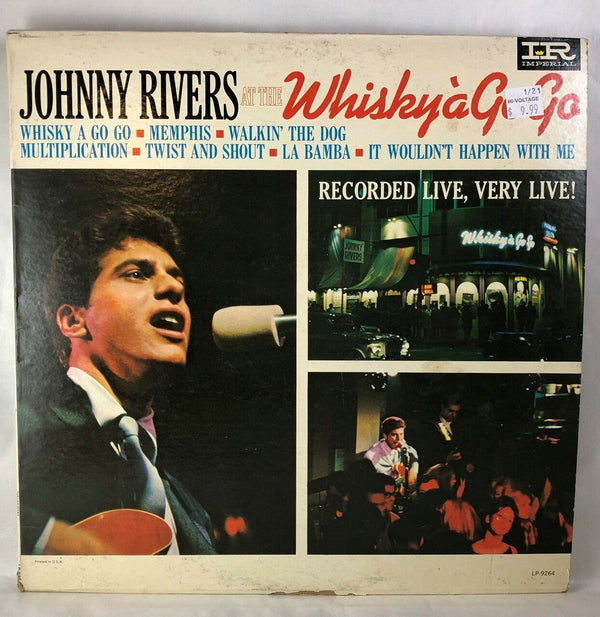 Used Vinyl Johnny Rivers - At The Whiskey-A-Go-Go LP VG+-VG USED 9159