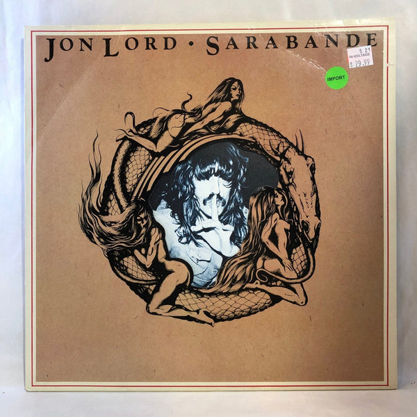 Used Vinyl Jon Lord - Sarabande LP German Import VG/VG++ USED 13638