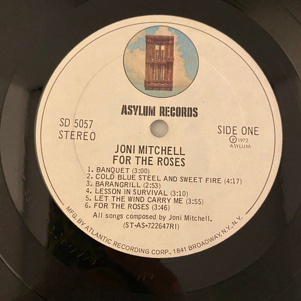 Used Vinyl Joni Mitchell – For The Roses LP USED VG+/G+ J010724-12