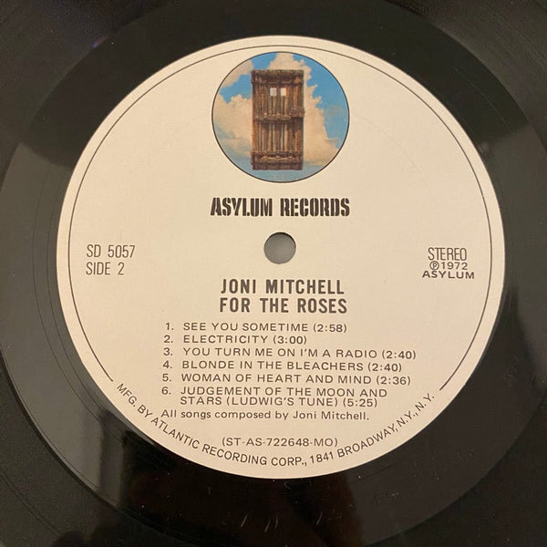 Used Vinyl Joni Mitchell – For The Roses LP USED VG++/VG+ 1972 Pressing J092124-02