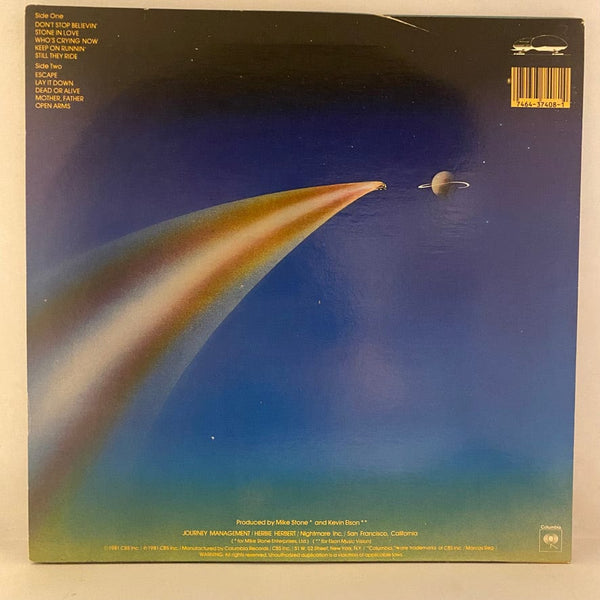 Used Vinyl Journey – Escape LP USED VG+/VG+ 1981 Pressing J070724-05