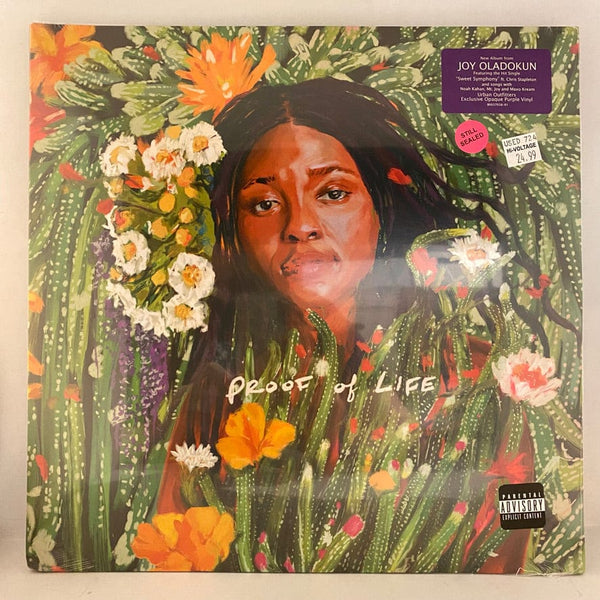 Used Vinyl Joy Oladokun – Proof of Life 2LP USED NOS STILL SEALED Purple Vinyl J072624-18