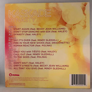 Used Vinyl Kaskade – Dynasty 2LP USED NM/VG+ Gold & Blue Vinyl J090124-04