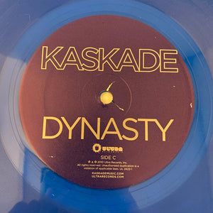 Used Vinyl Kaskade – Dynasty 2LP USED NM/VG+ Gold & Blue Vinyl J090124-04