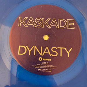 Used Vinyl Kaskade – Dynasty 2LP USED NM/VG+ Gold & Blue Vinyl J090124-04