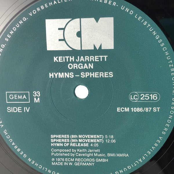 Used Vinyl Keith Jarrett - Hymns Spheres 2LP German Import NM-NM USED 13226