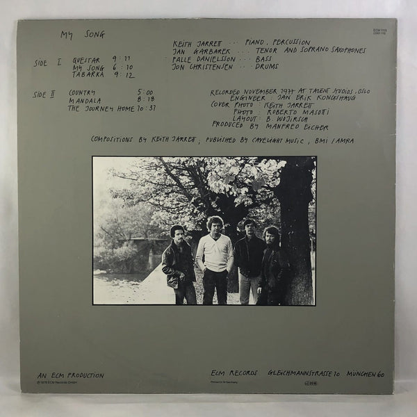 Used Vinyl Keith Jarrett - Jan Garbarek - Palle Danielsson - Jon Christensen - My Song LP German Import VG++-VG+ USED 11601