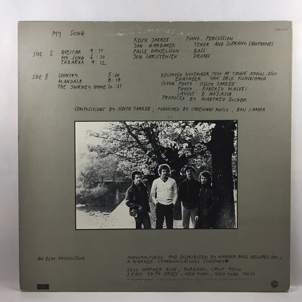 Used Vinyl Keith Jarrett - Jan Garbarek - Palle Danielsson - Jon Christensen - My Song LP VG++-VG++ USED 5350