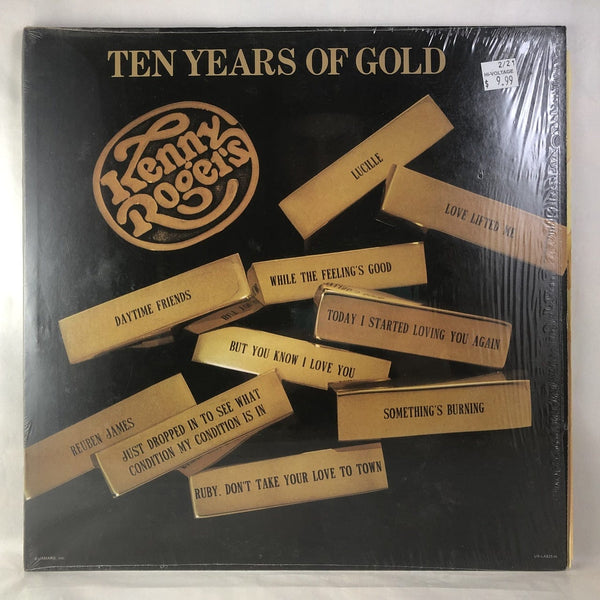 Used Vinyl Kenny Rogers - Ten Years Of Gold LP Shrink NM-NM USED 10149