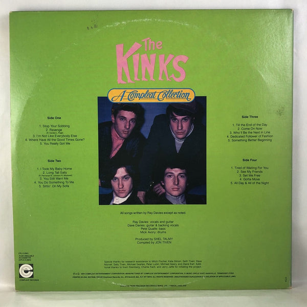 Used Vinyl Kinks - A Compleat Collection 2LP VG-VG+ USED V2 11272