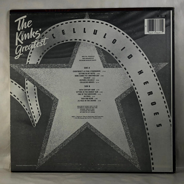 Used Vinyl Kinks - Greatest: Celluloid Heroes LP NM/VG++ USED 14135