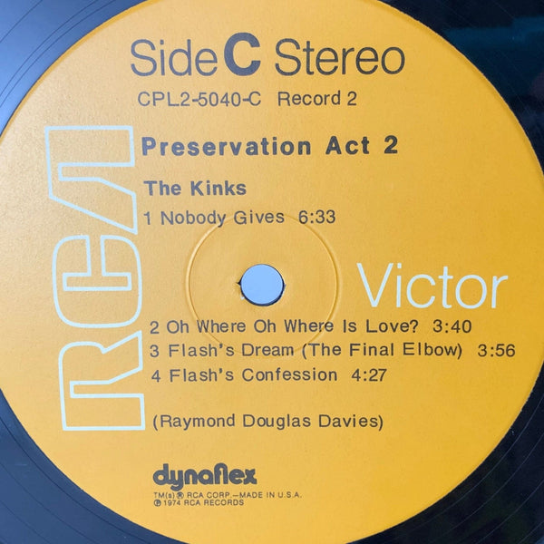 Used Vinyl Kinks - Preservation Act 2 2LP VG++/VG+ USED 13956