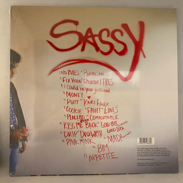 Used Vinyl Kyle Dion – Sassy LP USED NOS STILL SEALED Blue Vinyl J072624-11