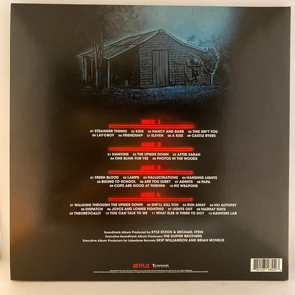 Used Vinyl Kyle Dixon, Michael Stein – Stranger Things - Volume One 2LP USED NM/NM Clear Black Smoke Vinyl J061823-04