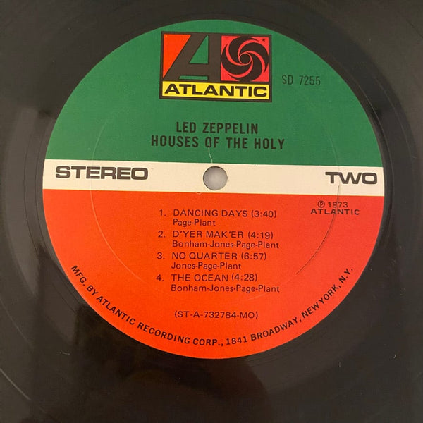 Used Vinyl Led Zeppelin – Houses Of The Holy LP USED VG++/VG+ 1973 Pressing J072824-11