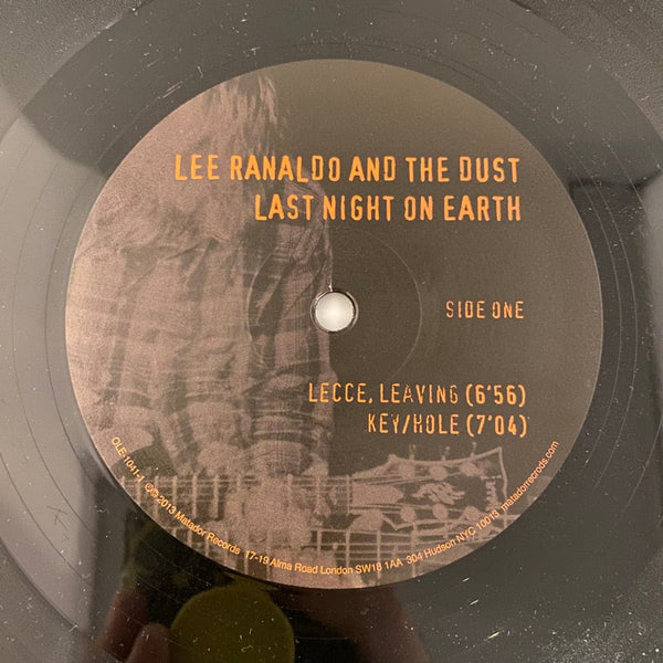 Used Vinyl Lee Ranaldo And The Dust - Last Night On Earth LP USED NM/NM J071122-05