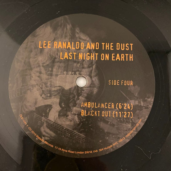 Used Vinyl Lee Ranaldo And The Dust - Last Night On Earth LP USED NM/NM J071122-05