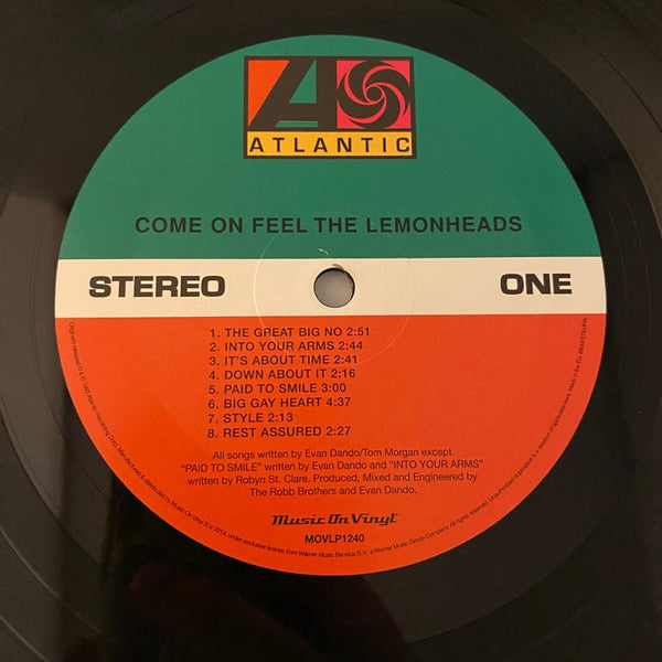 Used Vinyl Lemonheads – Come On Feel The Lemonheads LP USED NM/VG++ 2014 180 Gram Pressing J082424-01