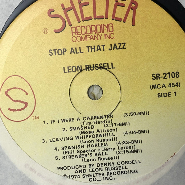 Used Vinyl Leon Russell - Stop All That Jazz LP NM-VG++ USED 12721