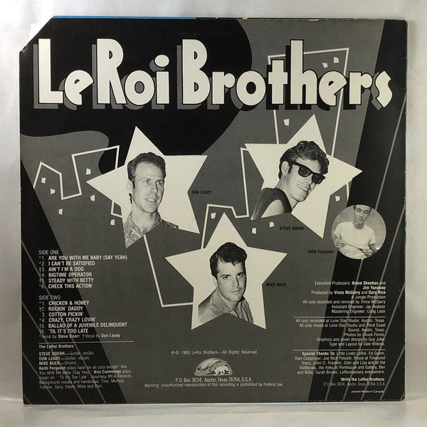 Used Vinyl LeRoi Brothers - Check This Action LP NM-VG++ USED 13255