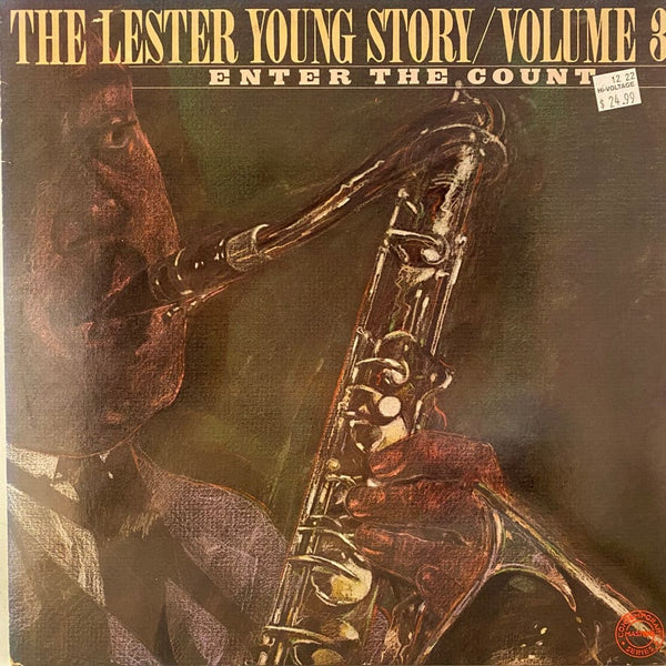 Used Vinyl Lester Young – The Lester Young Story / Volume 3 Enter The Count 2LP USED VG+/VG+ J012323-08