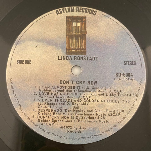 Used Vinyl Linda Ronstadt - Don't Cry Now LP USED VG++/VG++ J082122-10