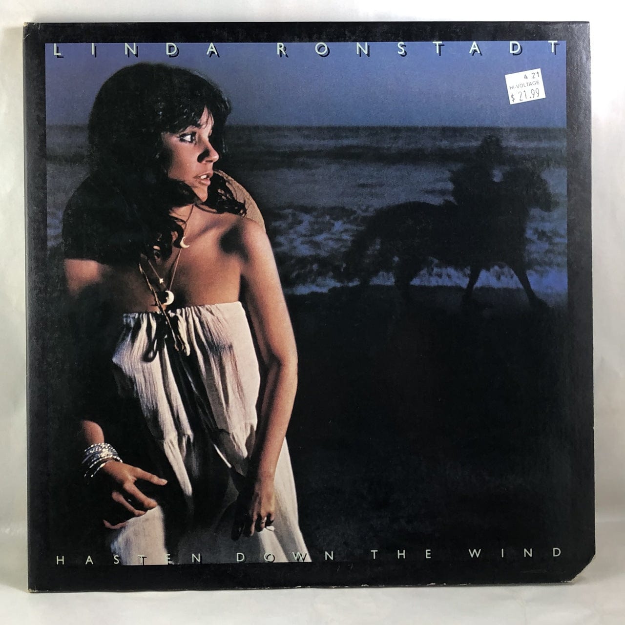 Linda Ronstadt - Hasten Down the Wind LP VG++-VG++ USED