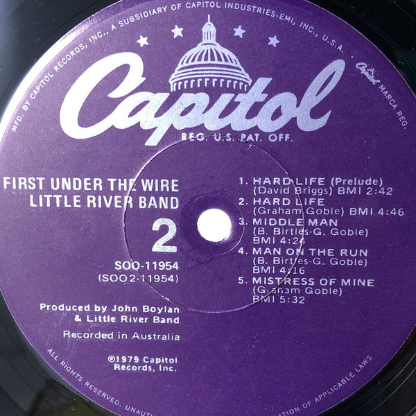 Used Vinyl Little River Band - First Under the Wire LP VG++-VG+ USED 12443