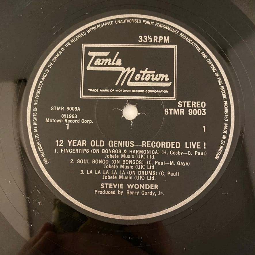 Little Stevie Wonder – The 12 Year Old Genius Recorded Live LP
