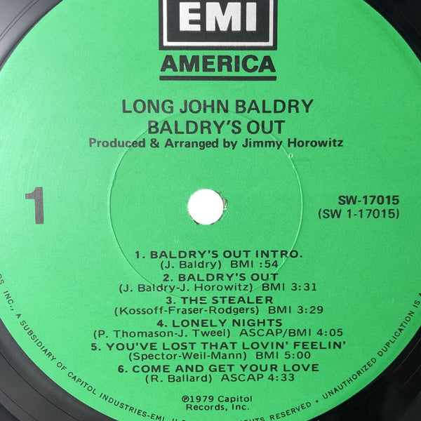 Used Vinyl Long John Baldry - Baldry's Out LP NM-VG++ USED 11452